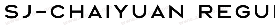 SJ-Chaiyuan Regular字体转换